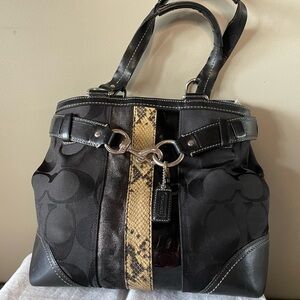 Coach Black Shoulder Bag